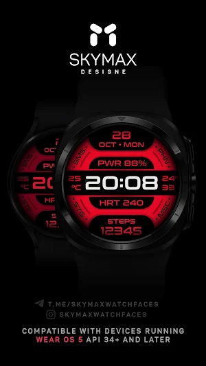 Obscure Watch Face Screenshot 0