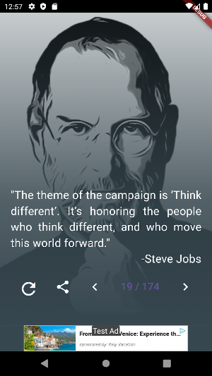 Steve Jobs Quotes Screenshot 1