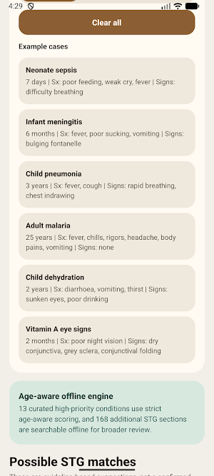 STG Triage Screenshot 3