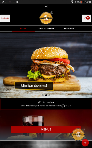 Delice Pizza Screenshot 1