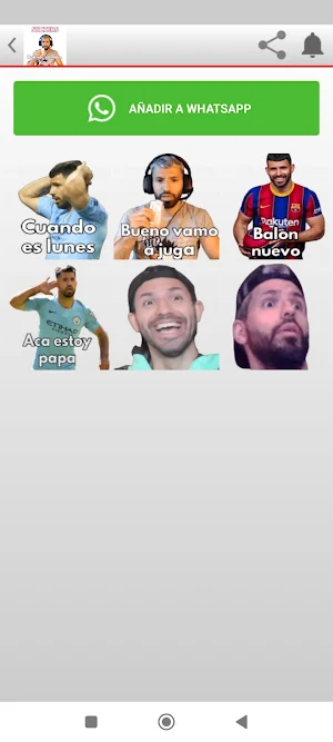 Kun Aguero Stickers Screenshot 1