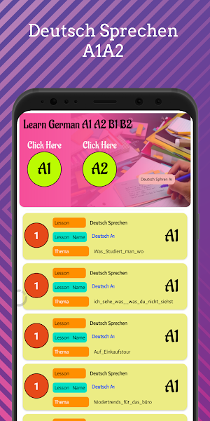 Deutsch Sprechen A1A2 Screenshot 2