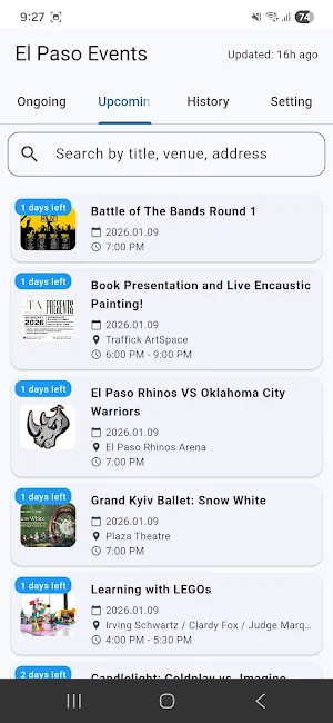 El Paso Events & Festivals Screenshot 1