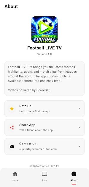 Live Football TV Streaming HD Screenshot 3