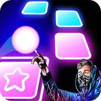 Alan walker Tiles Hop Ball - Neon EDM Rush