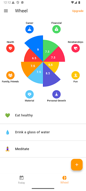 LifeWheel Goal & Habit Tracker Screenshot 2