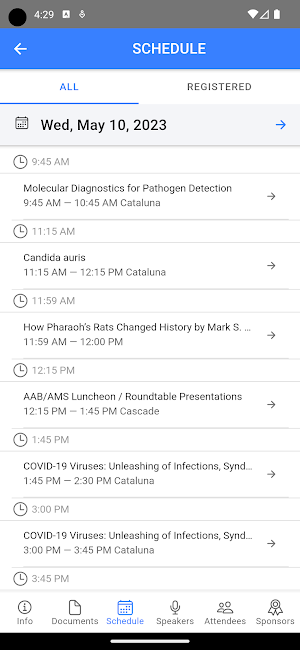 AAB and CRB Events Screenshot 2