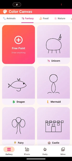 Color Canvas: ASMR Coloring Screenshot 2