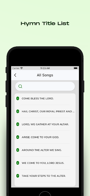 Catholic hymns book Screenshot 3