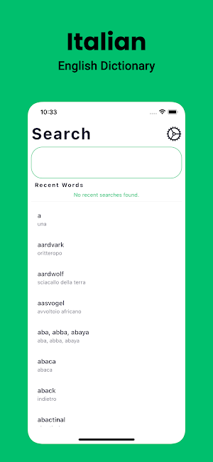 Italian Dictionary English Screenshot 0