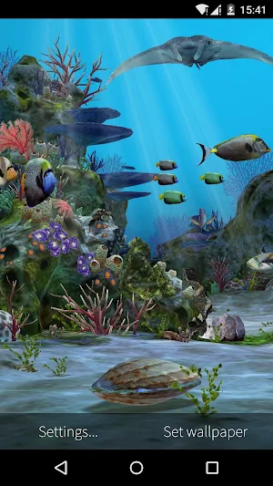 3D Aquarium Live Wallpaper HD Screenshot 3