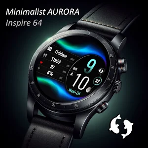 Minimal Black Digital Aurora Screenshot 1
