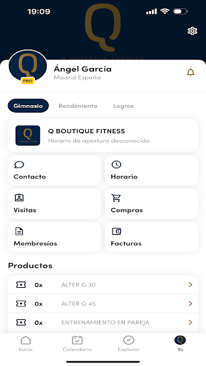 Q BOUTIQUE FITNESS Screenshot 1