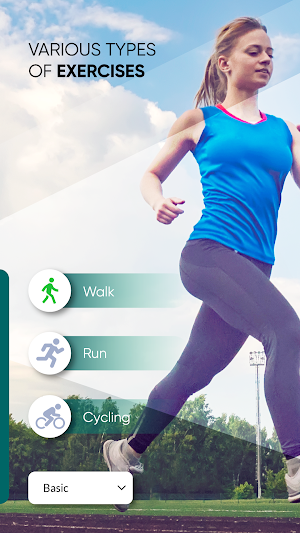 Pedometer - Step Counter & Map Screenshot 2
