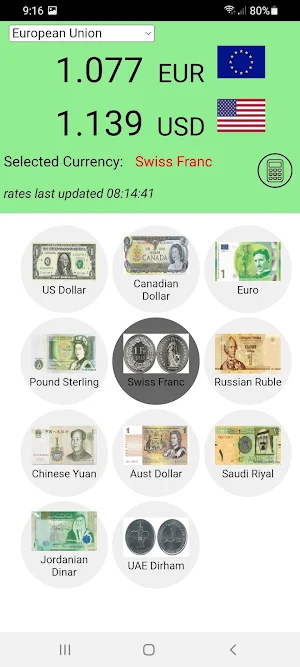 LebRate: Global Currency Rates Screenshot 2