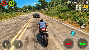 Motor Bike Driving City Racing Screenshot 2
