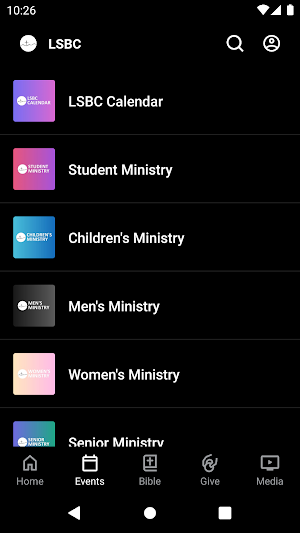 Leon Springs Baptist App Screenshot 1