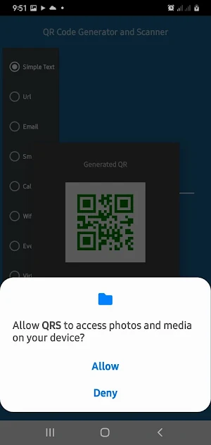 QR Generator and Scanner Screenshot 3