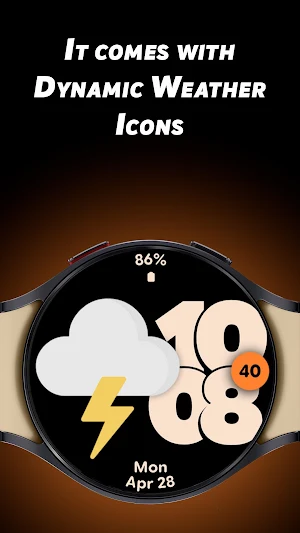Minimal Weather - Watch face Screenshot 2
