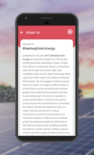 Bhardwaj Solar Energy Screenshot 2