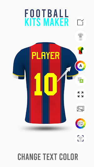 Football  Jersey designer : Kits Maker Screenshot 1