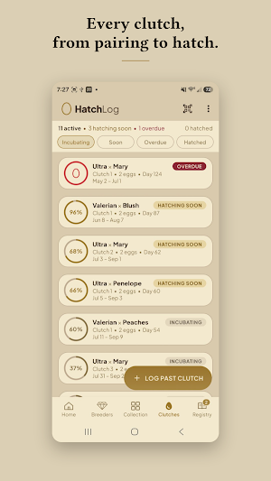 HatchLog Screenshot 2