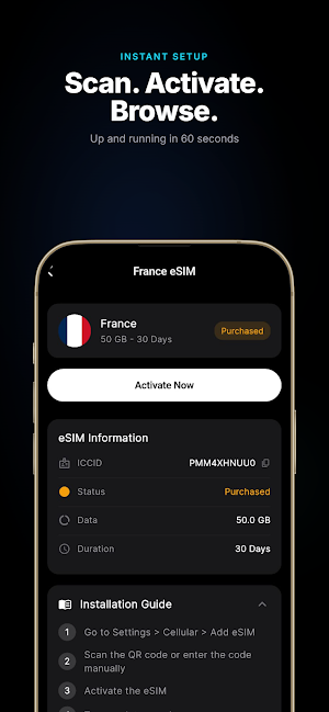 Asmile - Global eSIM & Data Screenshot 1
