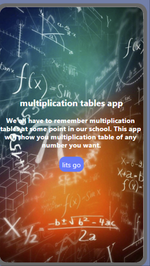 Multiplication table by Yassin Screenshot 3
