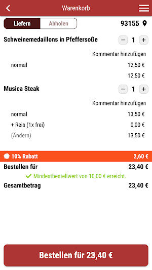 Grill Pizzeria Musica Hemau Screenshot 1