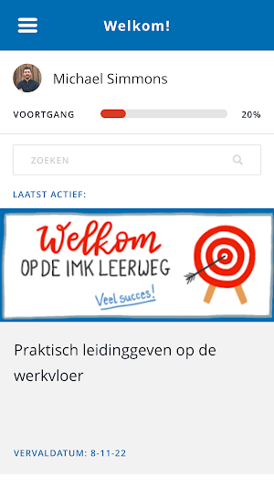 Leren Online Screenshot 0