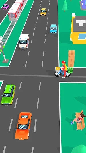 Pizza Delivery Game: Fun Race Screenshot 1