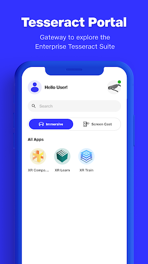 Tesseract Portal Screenshot 1