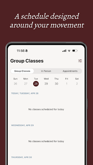 re|form Pilates Studio Screenshot 2