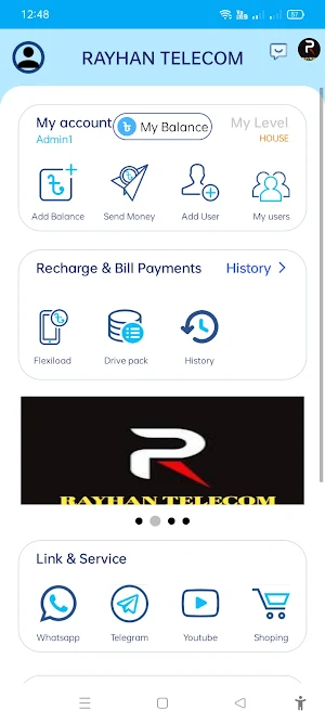 RAYHAN TELECOM Screenshot 1