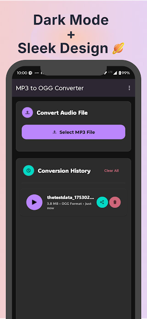 Mp3 to Ogg Converter Screenshot 1