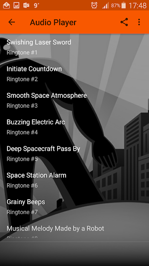 Best Science Fiction Ringtones Screenshot 1