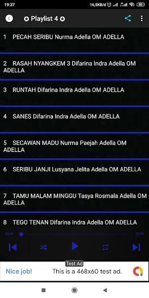 Dangdut joss om adella offline Screenshot 3