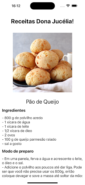 Receitas Dona Jucélia Screenshot 1