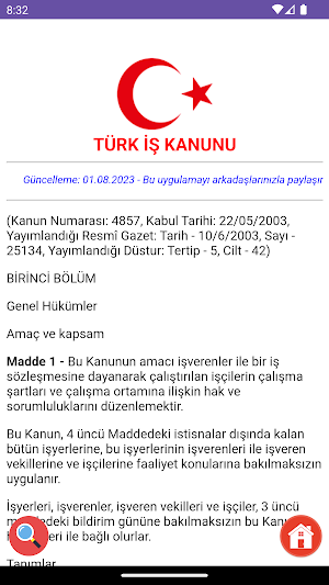 Türk İş Kanunu (TİK) screenshot 1
