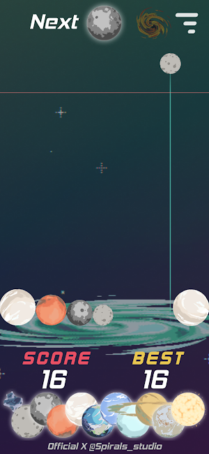 Gravity Galaxy 2048 Screenshot 0