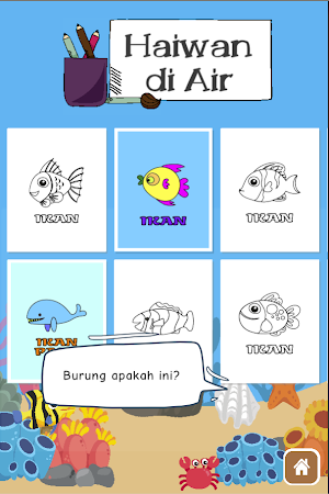 Belajar Mewarna Haiwan Buah-Buahan dan Kenderaan Screenshot 1