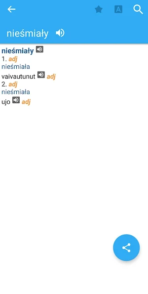 Finnish-Polish Dictionary Screenshot 2