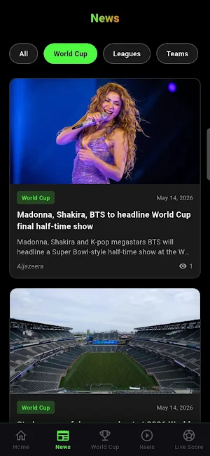 FANORA – Football News & Score Screenshot 1