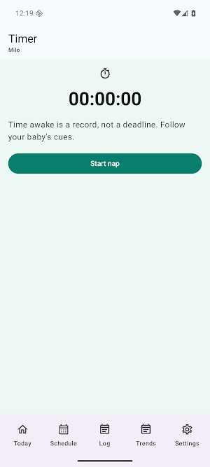 NapWindow: Baby Nap Tracker Screenshot 1