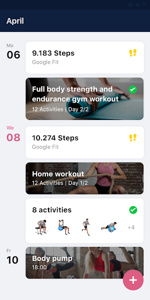 Four Friends Fitness Screenshot 1