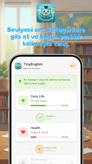 TinyEnglish Kelime Kartları Screenshot 1