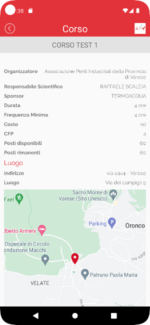 API Varese Screenshot 0