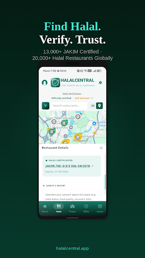 HalalCentral - Prayer Quran Screenshot 1