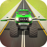 Flying Truck Pilot Driving 3D
