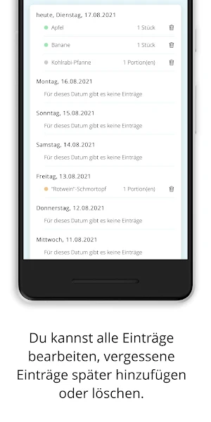Säure-Basen-Tracker Screenshot 2